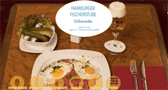 Desktop Screenshot of hamburger-fischerstube.de